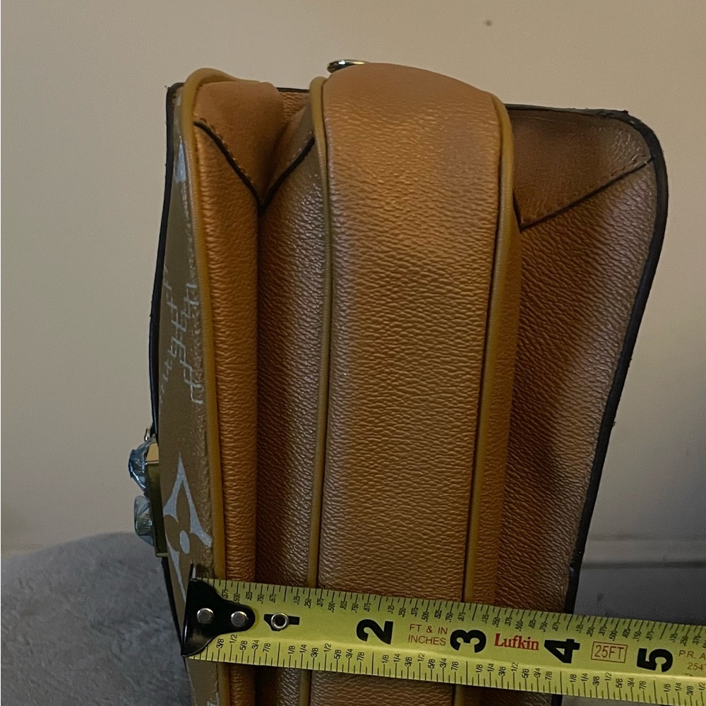 Women Fashion Mustard yellow and White Patterned Shoulder bag, Crossbody Bag